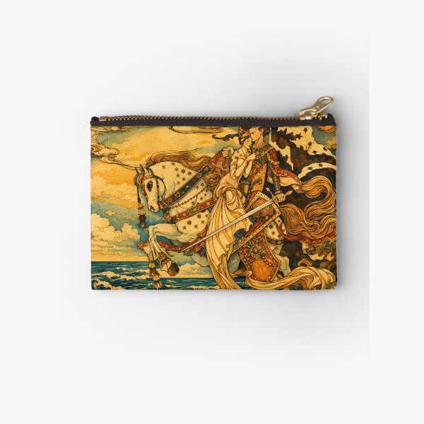 Item preview, Medieval Knight Art Nouveau Romantic Horseback Illustration for Vintage Fantasy Art Lovers designed and sold by RickE.