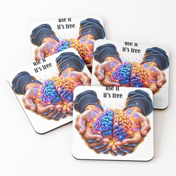 Item preview, Use It It’s Free – Colorful Brain Funny Intelligence Motivation designed and sold by say_li03.
