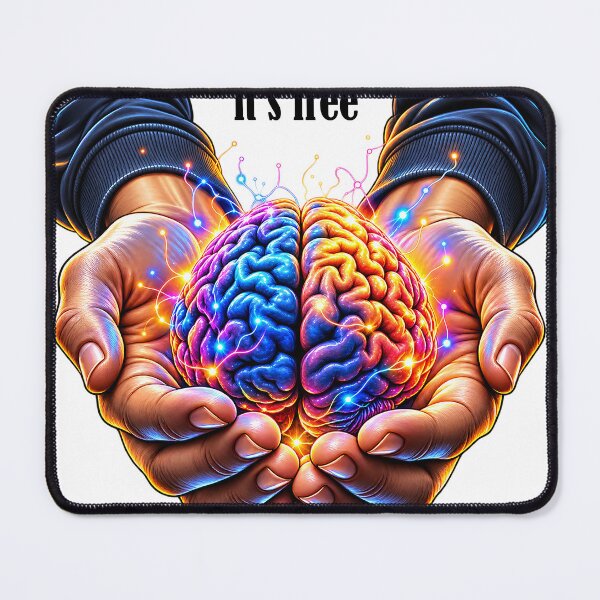 Item preview, Use It It’s Free – Colorful Brain Funny Intelligence Motivation designed and sold by say_li03.