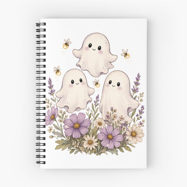 Item preview, Ghosts in the Wildflower Meadow Halloween designed and sold by DreamelleStudio.