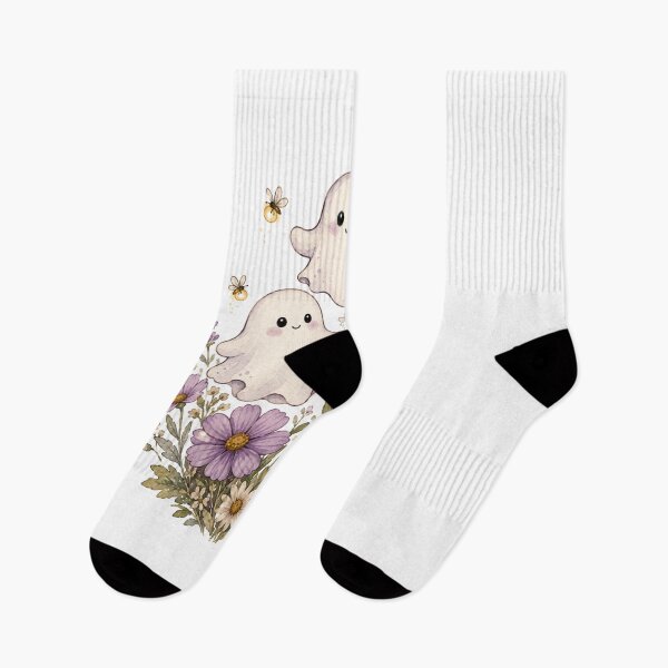 Item preview, Ghosts in the Wildflower Meadow Halloween designed and sold by DreamelleStudio.