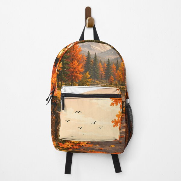 Item preview, Peaceful Autumn Park by the River designed and sold by TinyWeird.
