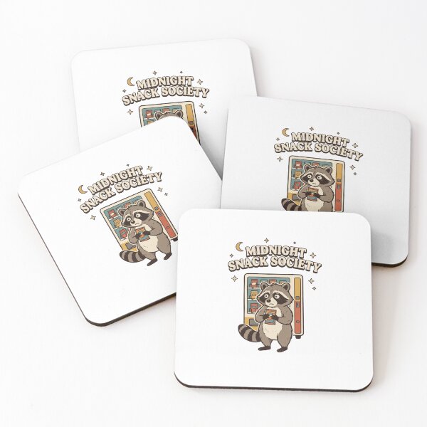 Item preview, Midnight Snack Society Raccoon designed and sold by GoofyShopp.