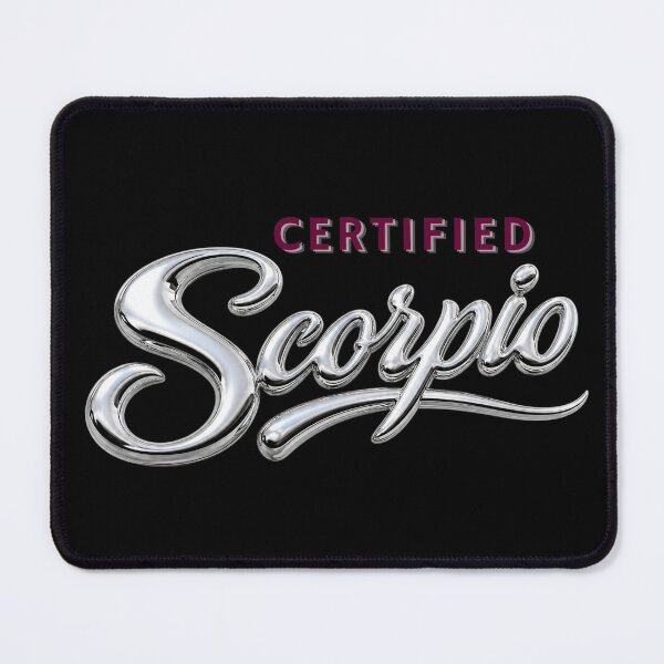 Item preview, Certified Scorpio – Silver Chrome Zodiac Statement designed and sold by ZenWealthDesign.