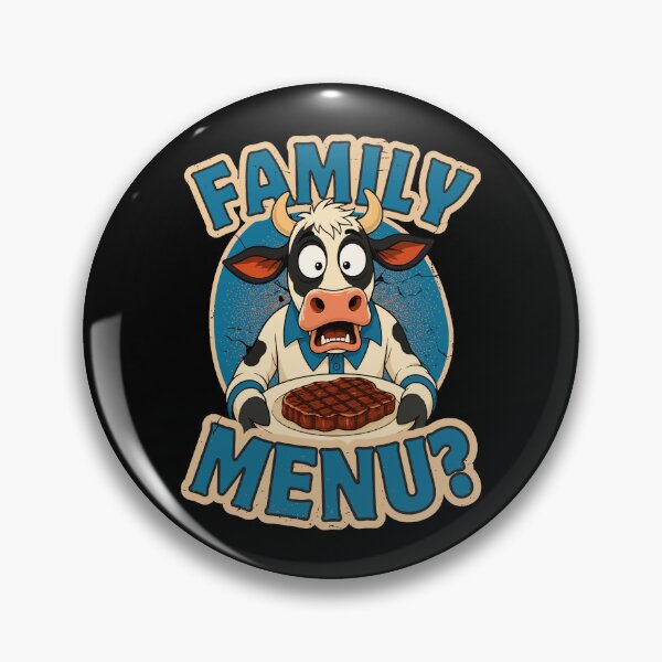 Item preview, Family Menu? Funny Cow Steak T-Shirt designed and sold by KennyTheBartender.