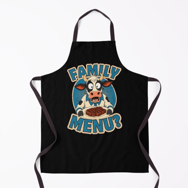 Item preview, Family Menu? Funny Cow Steak T-Shirt designed and sold by KennyTheBartender.