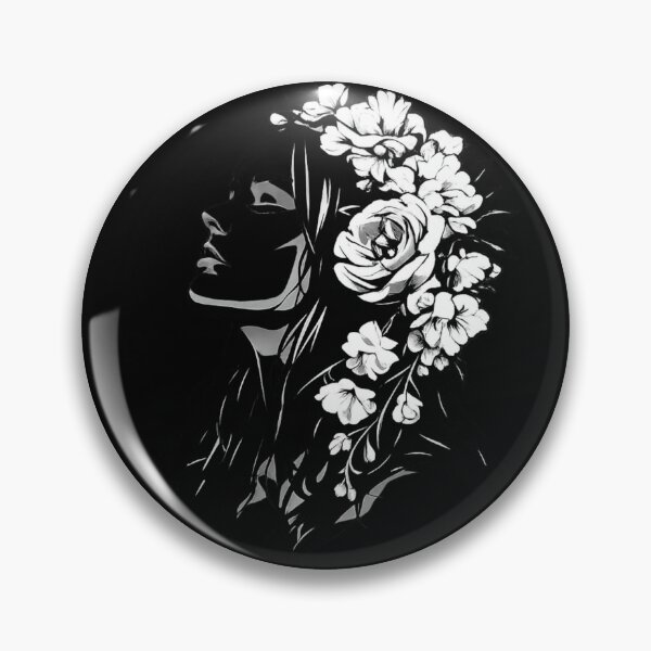 Item preview, Sad Woman Portrait Line Art designed and sold by ELZI ID.