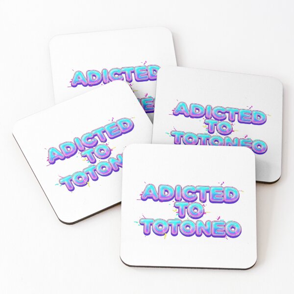 Item preview, Addicted to Totoneo - 3D Typography Chrome Y2K Vaporwave designed and sold by elglotonmusical.