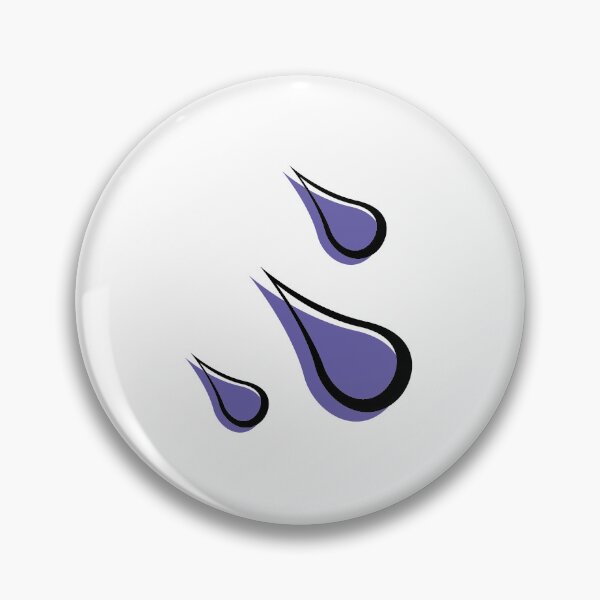 Item preview, Purple Iris Drops Black Tracing Sticker  designed and sold by Rolographics1.