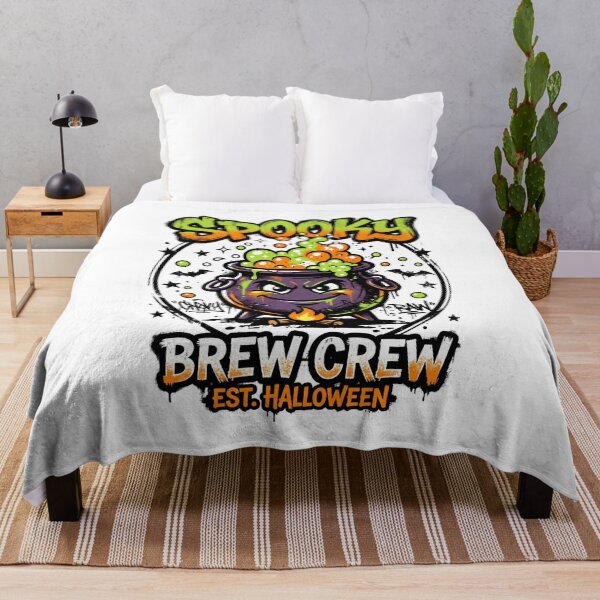 Item preview, Halloween Bubbles and Bewitched Cauldron Spooky Graphic Tee designed and sold by DarylWelsh2024.