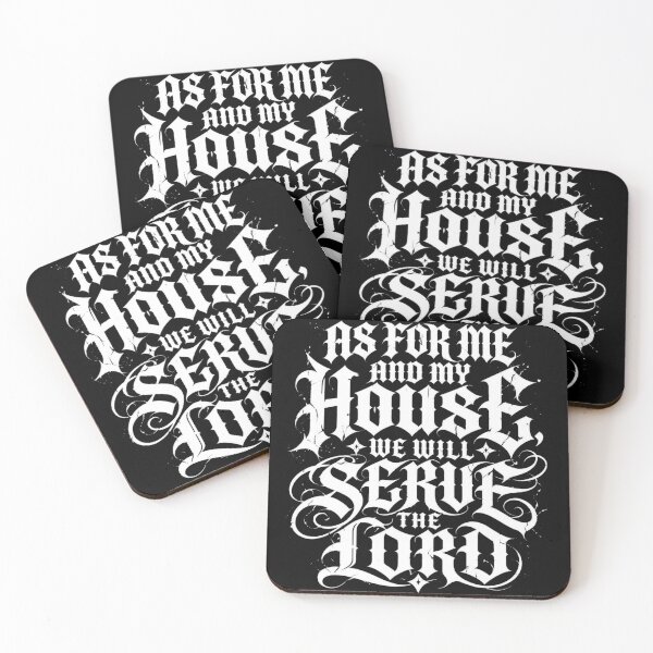 Item preview, As For Me And My House Serve The Lord Tee designed and sold by PureGritFaith.