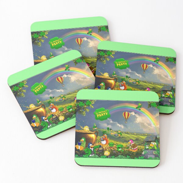 Item preview, Club Penguin St. Patrick's Day Scene designed and sold by Itaroo.