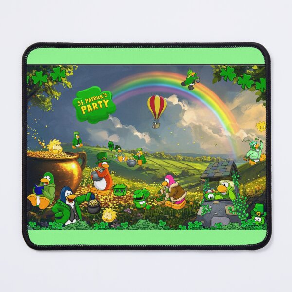 Item preview, Club Penguin St. Patrick's Day Scene designed and sold by Itaroo.