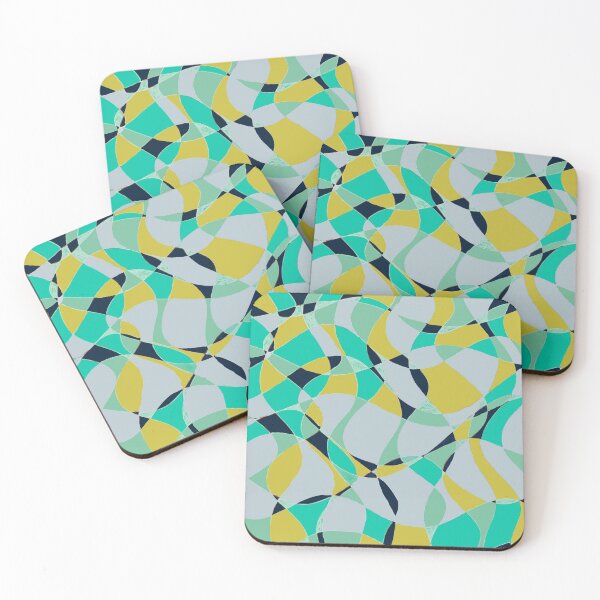 Item preview, Green and Yellow Inverted Tangle designed and sold by Honeybee Cameron.