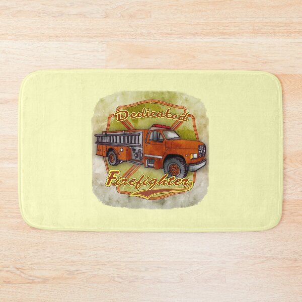 Item preview, Dedicated Firetruck Firefighter  designed and sold by artmuvz.