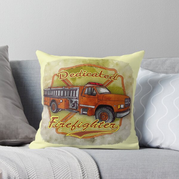 Item preview, Dedicated Firetruck Firefighter  designed and sold by artmuvz.