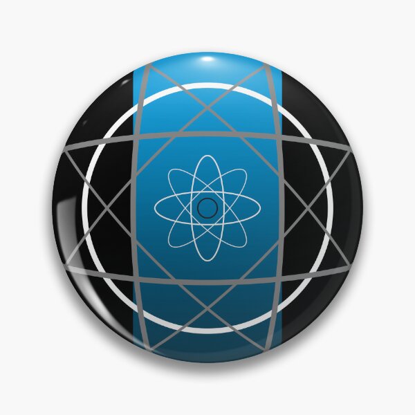Item preview, ATOM SYMBOL - RADIAL GEOMETRY - SIMPLE MINIMALIST DESIGN designed and sold by CuPensky.