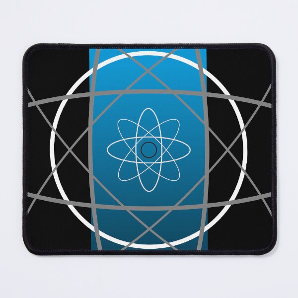 Item preview, ATOM SYMBOL - RADIAL GEOMETRY - SIMPLE MINIMALIST DESIGN designed and sold by CuPensky.