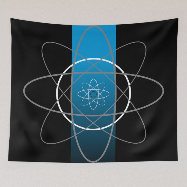 Item preview, ATOM SYMBOL - RADIAL GEOMETRY - SIMPLE MINIMALIST DESIGN designed and sold by CuPensky.