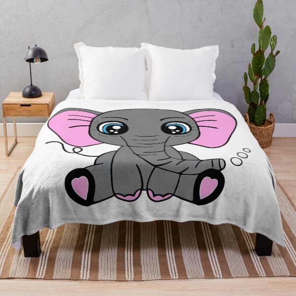 Item preview, Baby Elephant Blowing Bubbles designed and sold by Sartoris Art.