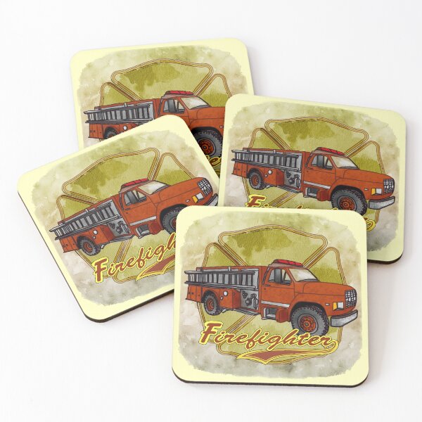 Item preview, Maltese Firetruck Firefighter  designed and sold by artmuvz.
