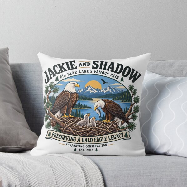 Item preview, Jackie and Shadow Big Bear Lake Bald Eagle Conservation Design designed and sold by DijaMar.