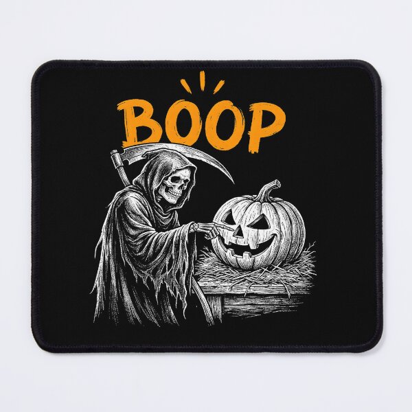 Item preview, Vintage Halloween Grim Reaper Pumpkin Boo Retro Halloween Shirt designed and sold by ArcaneArtistry.