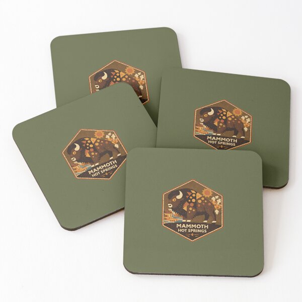 Item preview, mammoth hot springs designed and sold by Broken Antler Designs .
