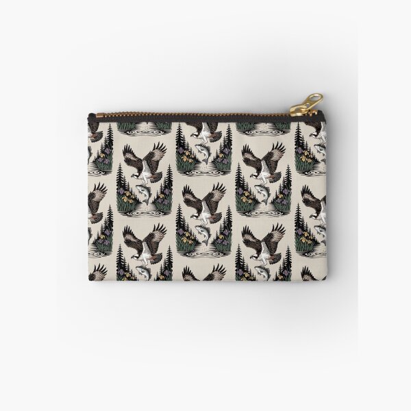 Item preview, Osprey Catching Fish Lake Wildlife Art designed and sold by NuvoraNest.