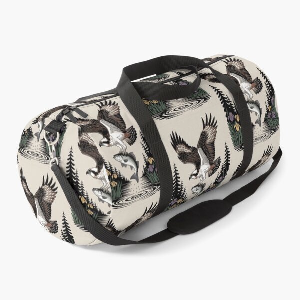 Item preview, Osprey Catching Fish Lake Wildlife Art designed and sold by NuvoraNest.