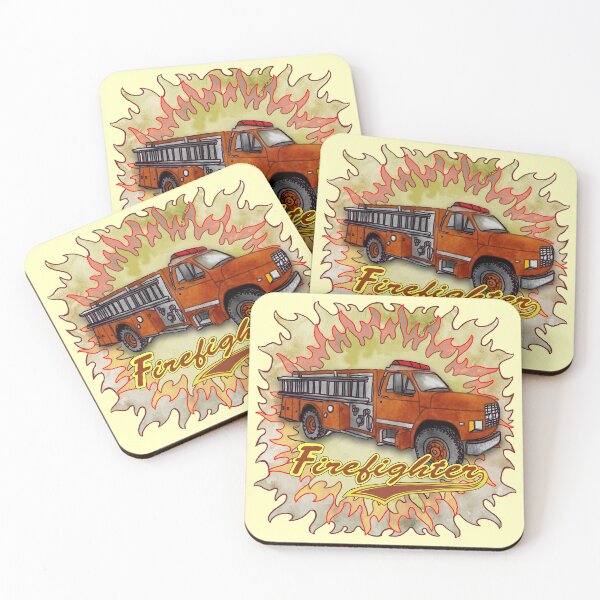 Item preview, Furious Firetruck Firefighter  designed and sold by artmuvz.
