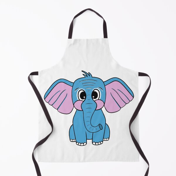 Item preview, Blue Baby Elephant designed and sold by Sartoris Art.