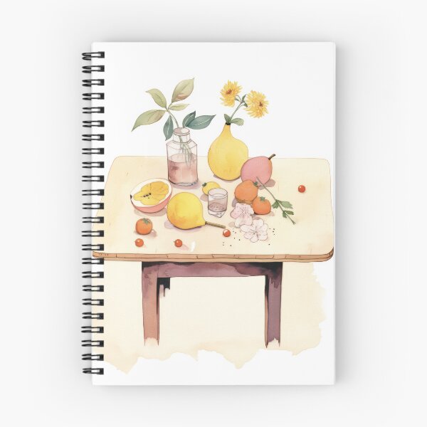 Item preview, Whimsical Watercolor Fruit & Floral Still Life designed and sold by arteresting-art.