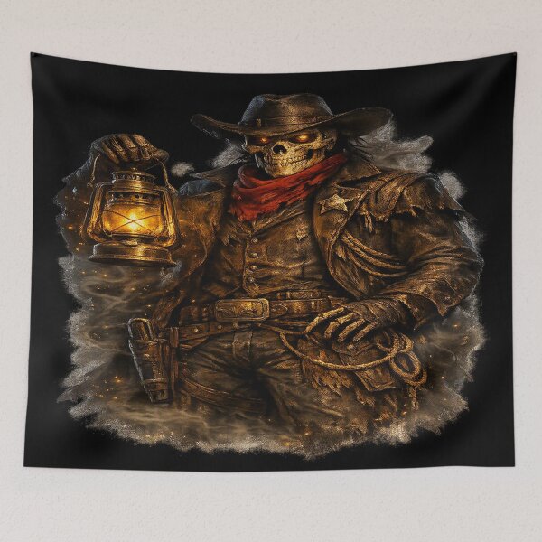 Item preview, Undead Cowboy – Ghost Rider of the Wild West designed and sold by TroviTutto.