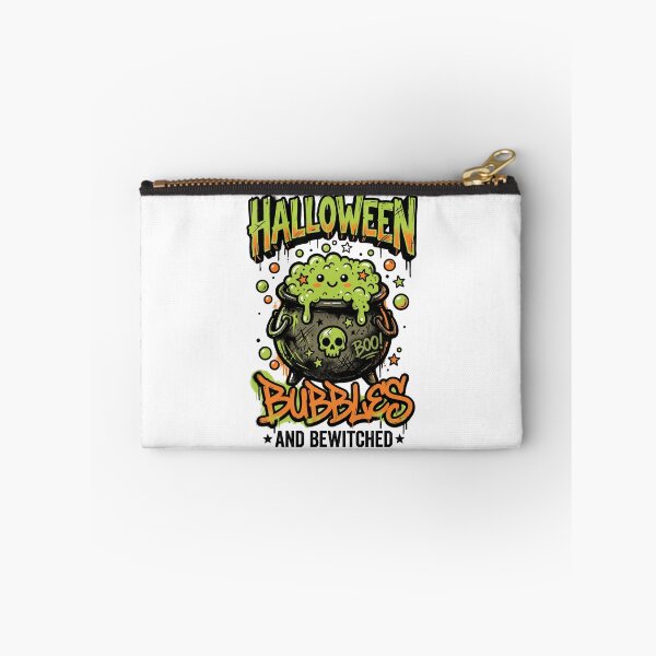 Item preview, Halloween Bubbles and Bewitched Cauldron Spooky Graphic Tee designed and sold by DarylWelsh2024.