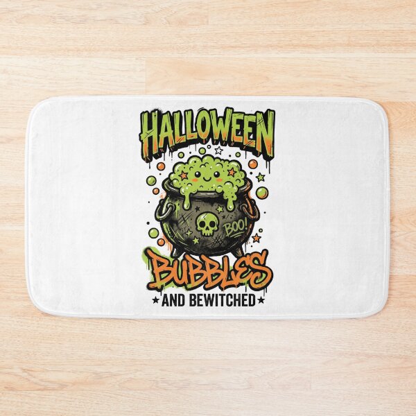 Item preview, Halloween Bubbles and Bewitched Cauldron Spooky Graphic Tee designed and sold by DarylWelsh2024.