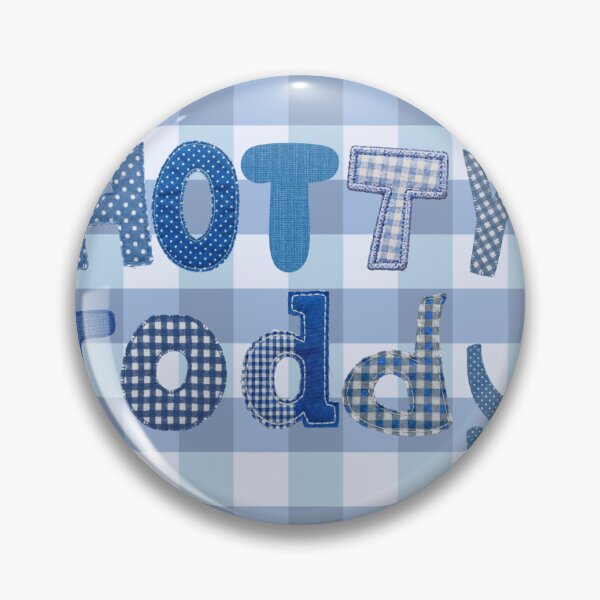 Item preview, blue gingham hotty toddy patchwork designed and sold by bregwilliamson.