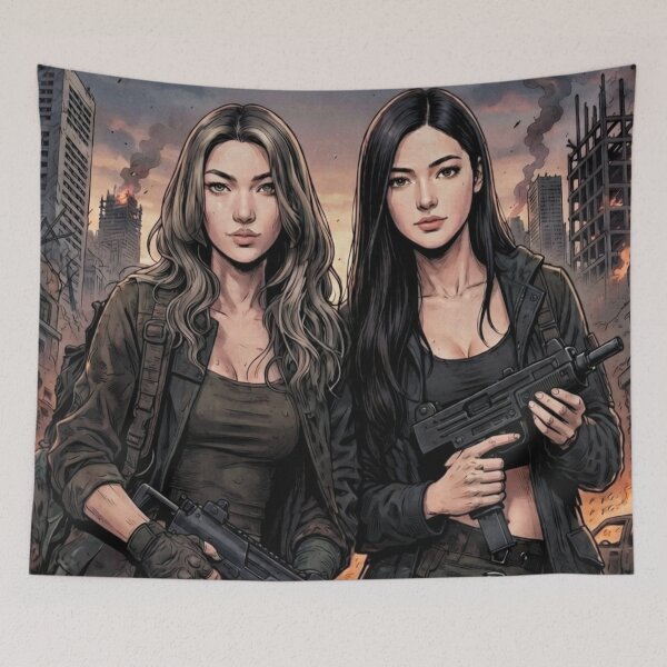 Item preview, LO Apocalypse Ready Actress Thai GL Lgbtq+ Comic Book Art Home Wall Decor Print Poster Pride TV Series Movie  designed and sold by Mind Space.