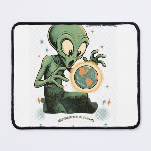 Item preview, Alien Holding Earth - Thanks, Universe Funny Alien Space Design designed and sold by LookWhatIGot.