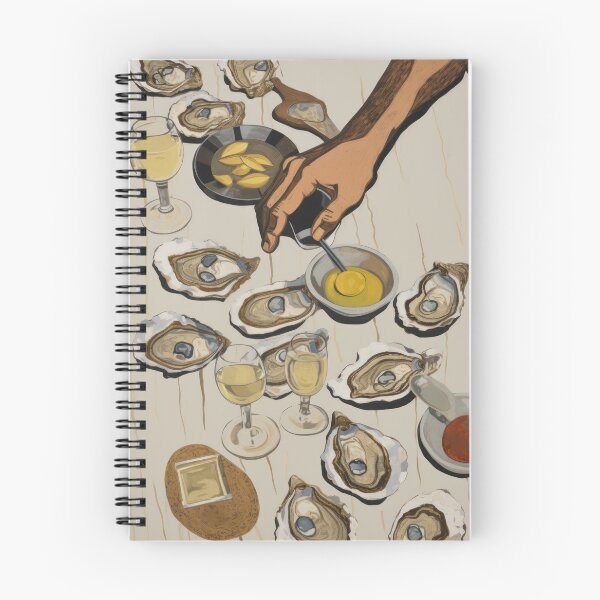 Item preview, Oyster Bar Still Life Food Art Print designed and sold by arteresting-art.