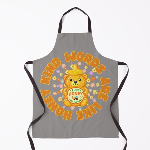 Item preview, Kind Words Are Like Honey – Floral Bear Jar designed and sold by Shedronpanda.