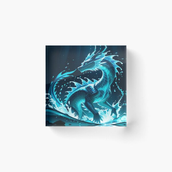 Item preview, Epic Leviathan Dragon - Deep Ocean Fantasy Art designed and sold by Freestyle Prints.