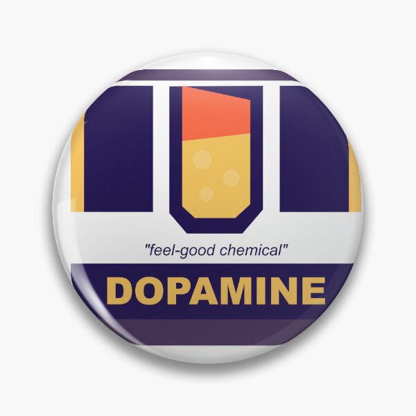 Item preview, Dopamine — Neuroscience & Brain Chemistry Graphic designed and sold by The Nomadic Designs.