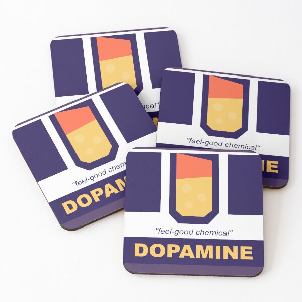 Item preview, Dopamine — Neuroscience & Brain Chemistry Graphic designed and sold by The Nomadic Designs.