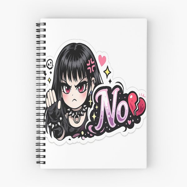 Item preview, No Cute Angry Goth Girl Sticker designed and sold by AnnekeJordaan.