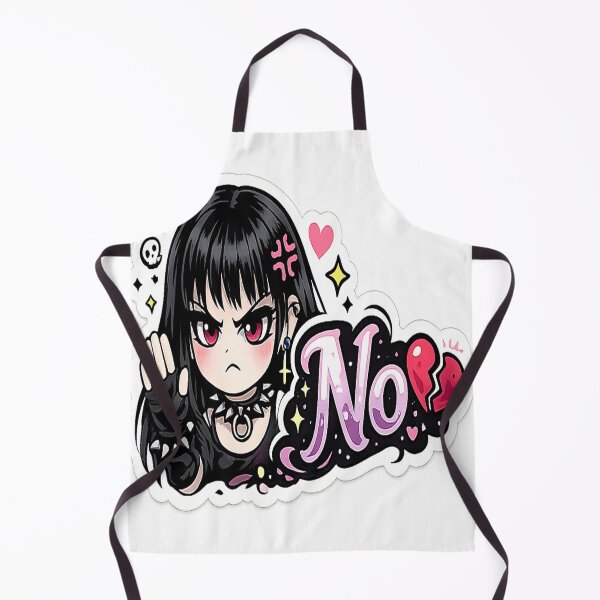 Item preview, No Cute Angry Goth Girl Sticker designed and sold by AnnekeJordaan.
