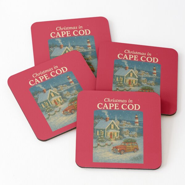 Item preview, Christmas in Cape Cod — Cozy Seaside Winter Village designed and sold by Novel Works Studio.