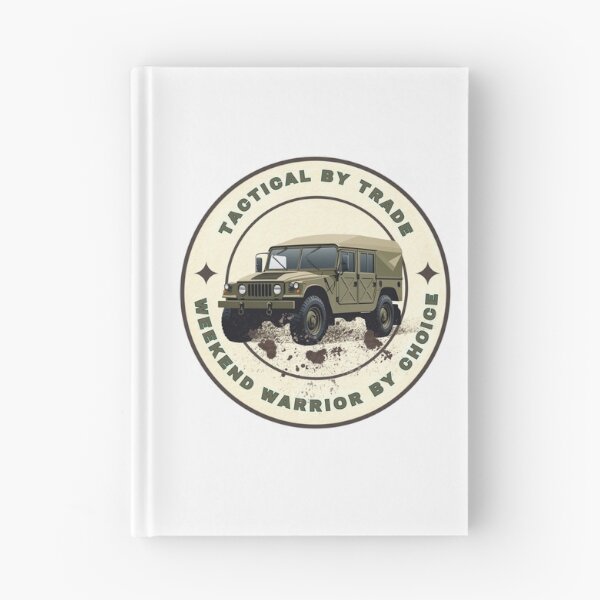 Item preview, Tactical by Trade, Weekend Warrior by Choice – Military Vehicle Badge Tee | Military Vehicle Emblem Design designed and sold by SIGNAL & BLOOM.
