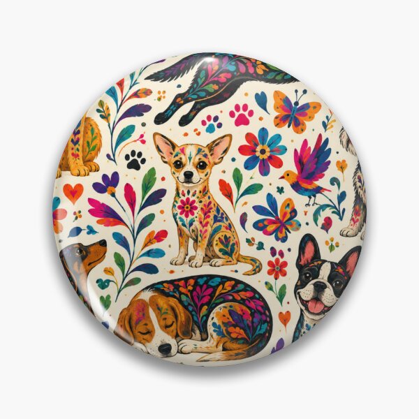 Item preview, Otomi Art  Dog designed and sold by Petsthetic.