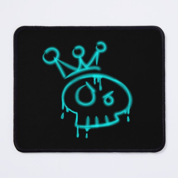 Item preview, Y2k graffiti skull with crown  designed and sold by YaroshMaria.